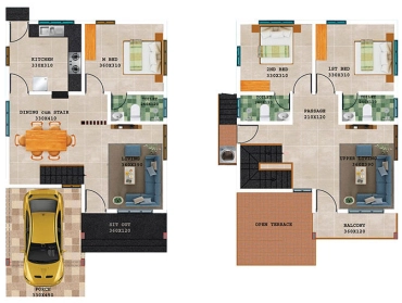 3 BHK House/Villa in Js Blue Diamond in Menamkulam, Thiruvananthapuram - Image 926344