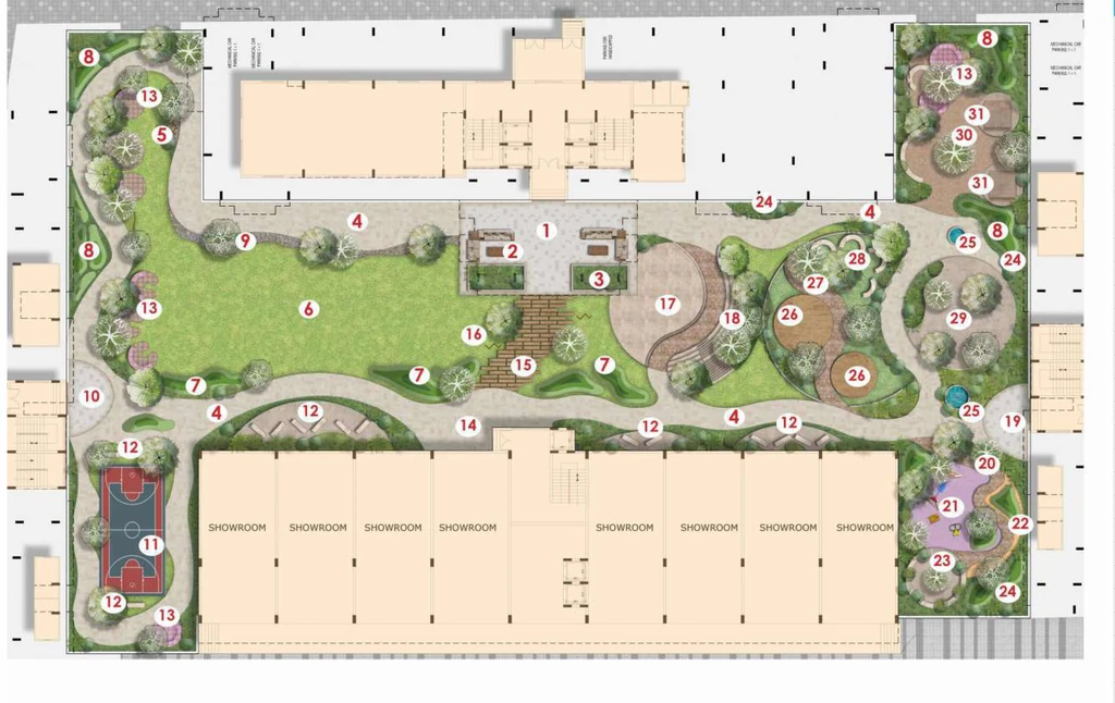 Master Plan of Sphatika Sky Residences in Sangriya, Jodhpur - Image 423035