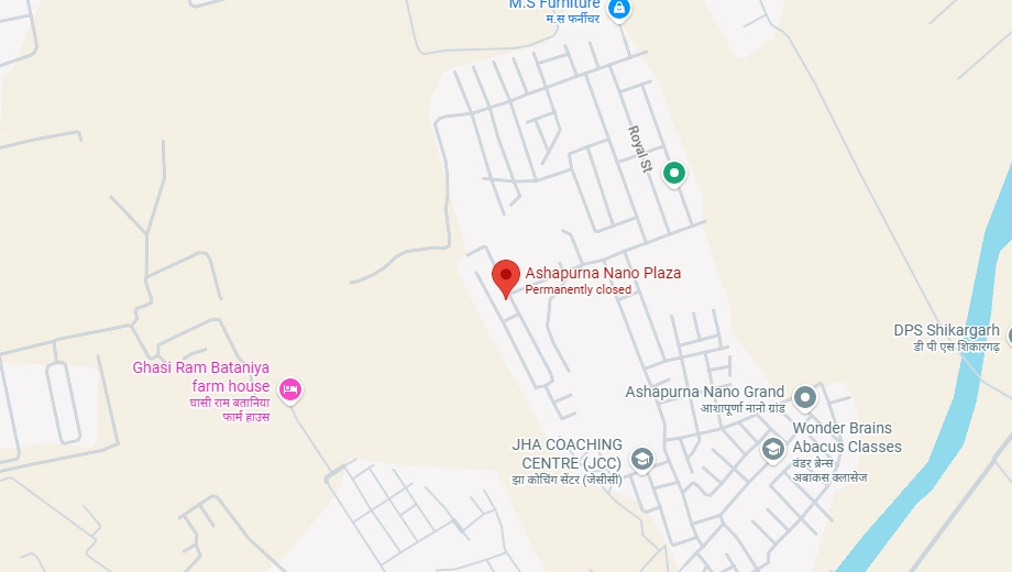Location of Ashapurna Nano Plaza in Shikargarh, Jodhpur - Image 423107