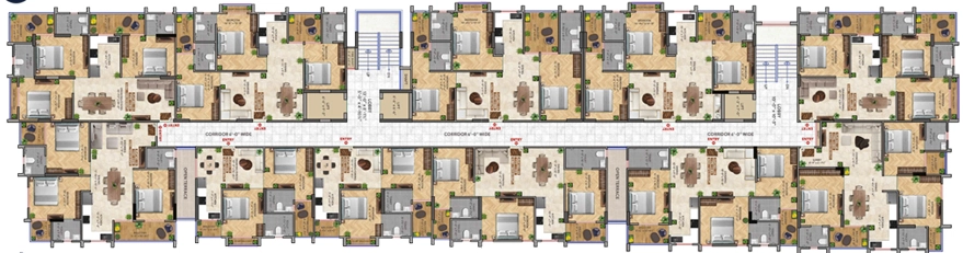 Floor Plan of MG Aranyaa in Jagatpura, Jaipur - Image 423172