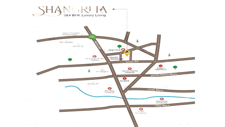 Location of Vatsal Shangrila - Image 423204