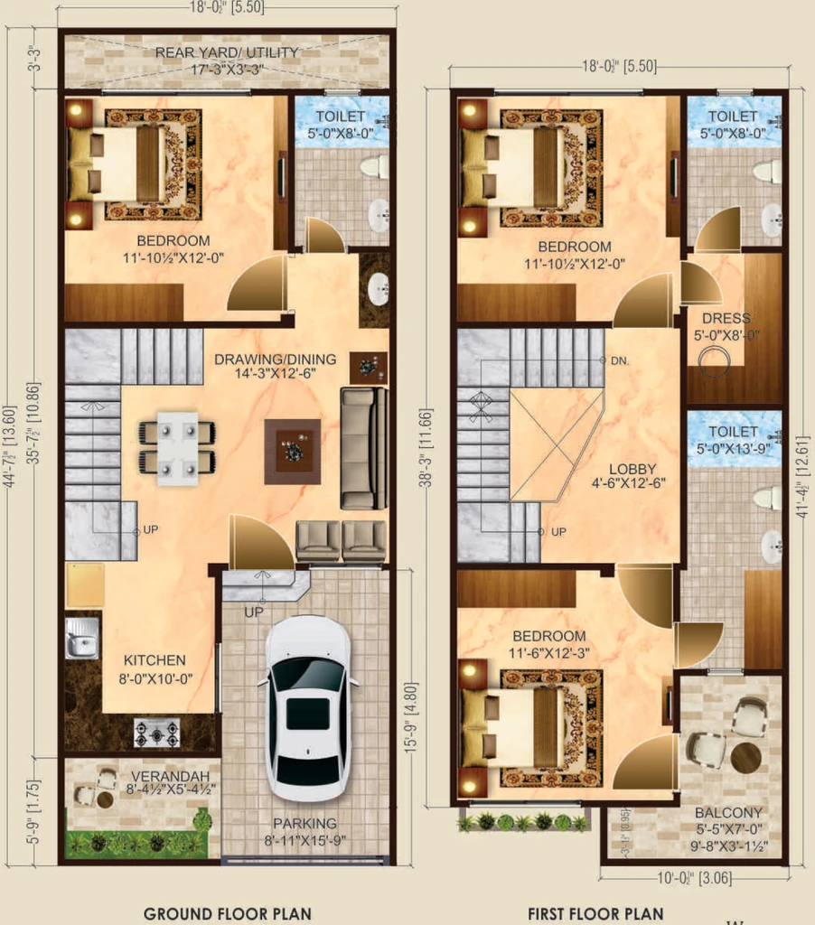 3 BHK House/Villa in Defined World City in Ajmer Road, Jaipur - Image 926416