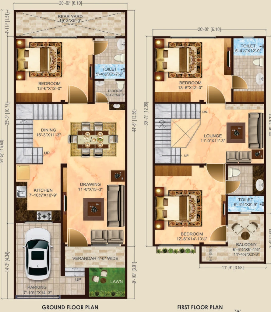 3 BHK House/Villa in Defined World City in Ajmer Road, Jaipur - Image 926417