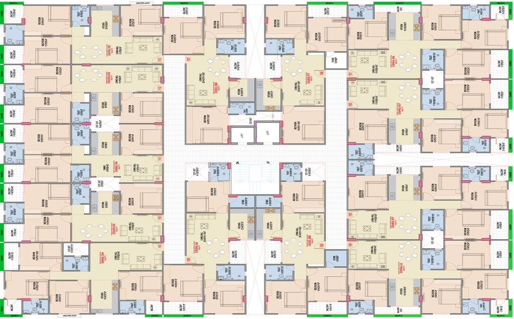 Floor Plan of MRG Altura 4 in Mansarovar, Jaipur - Image 423242