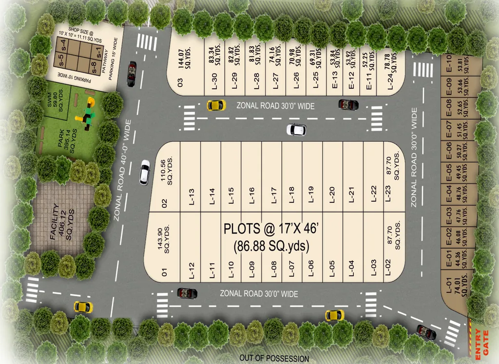 Master Plan of Pinkwall Vedic Villa in Vaishali Nagar, Jaipur - Image 423267