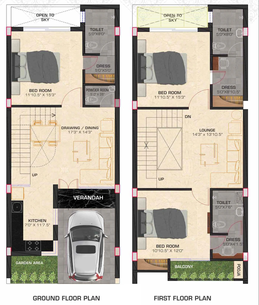 3 BHK House/Villa in Ebenezer Royal Haven in Vaishali Nagar, Jaipur - Image 926435