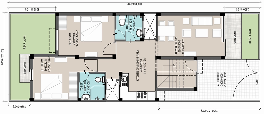 2 BHK Flat in Eldeco Aranya in Panchkula, Chandigarh - Image 926462