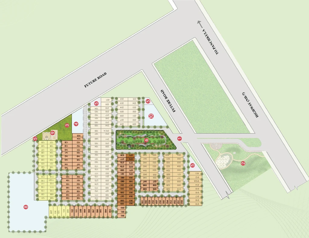 Master Plan of Eldeco Aranya in Panchkula, Chandigarh - Image 423359