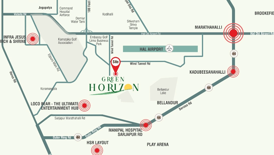 Location of Jeya Green Horizon - Image 423380