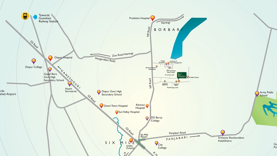 Location of Achyut Imperia - Image 423392