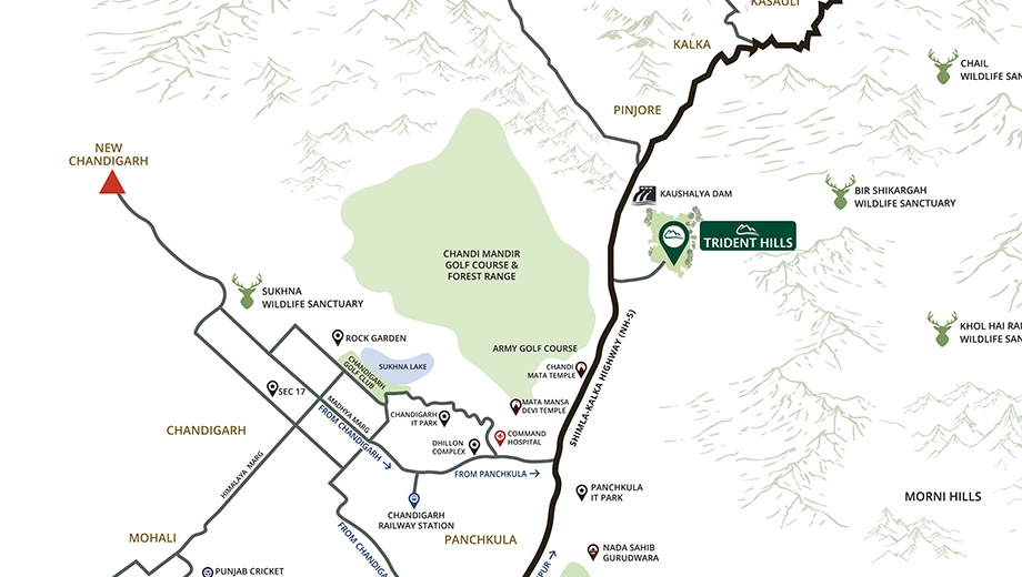 Location of Trident Hills - Image 423489