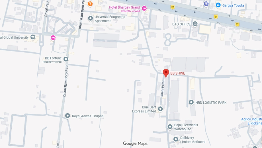 Location of BB Shine in Ahom Gaon, Guwahati - Image 423509