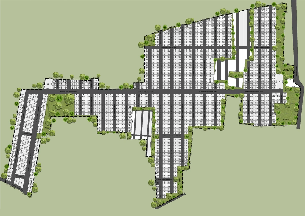 Master Plan of Fugen Royal Millinia in Vuyyuru, Vijayawada - Image 423520