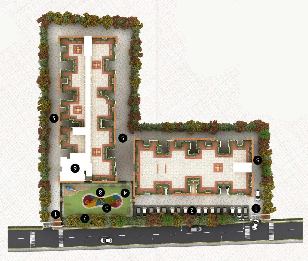 Master Plan of Bhikamji Marvella in Garchuk, Guwahati - Image 423584