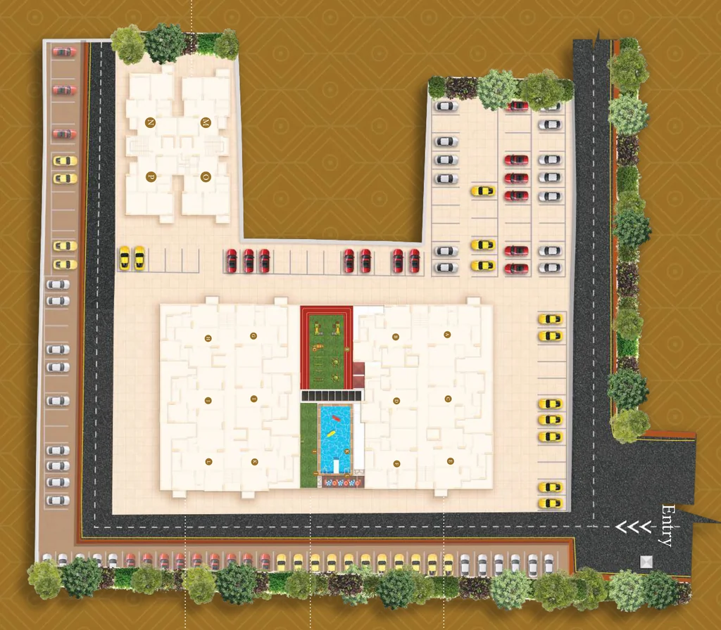Master Plan of Ambika Diamond Home in Ahom Gaon, Guwahati - Image 423610
