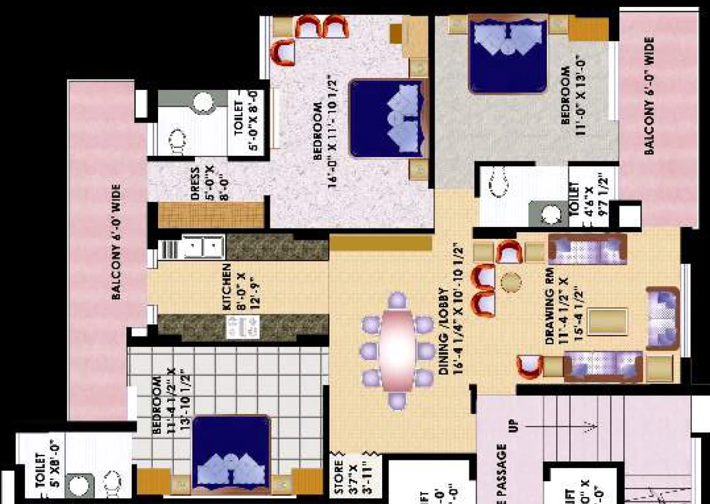 3 BHK Flat in BCL Chinar Homes in Panchkula, Chandigarh - Image 926599