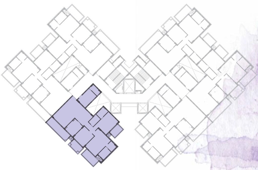 Floor Plan of Bhoomi Amazon The Defence County in Panchkula, Chandigarh - Image 423634