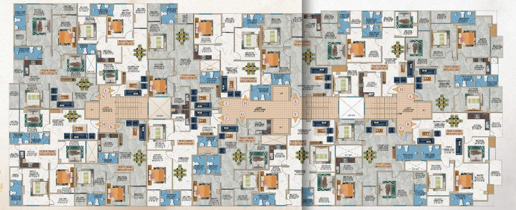 Floor Plan of DR Sunrise in Ahom Gaon, Guwahati - Image 423653