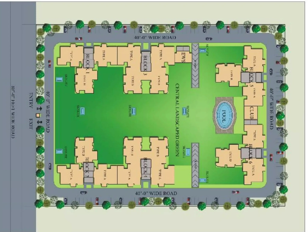 Master Plan of Bollywood Heights 2 in Panchkula, Chandigarh - Image 423664