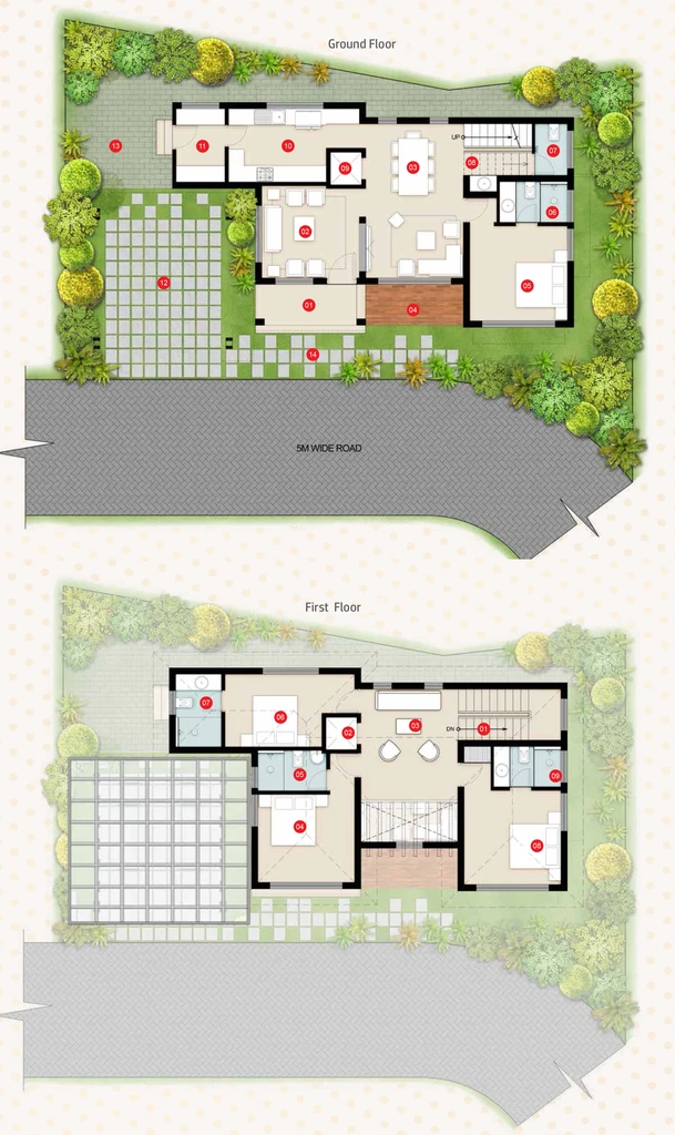 4 BHK Gated Villa in Anta One Kowdiar in Peroorkada, Thiruvananthapuram - Image 926712