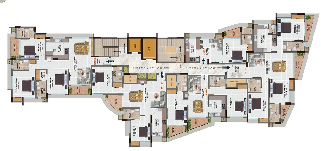 Floor Plan of Arcon Cyber Space in Kazhakootam, Thiruvananthapuram - Image 423980