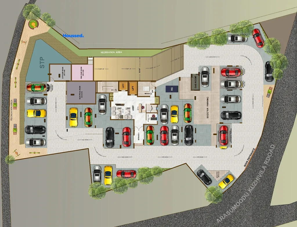 Master Plan of Arcon Cyber Space in Kazhakootam, Thiruvananthapuram - Image 423981