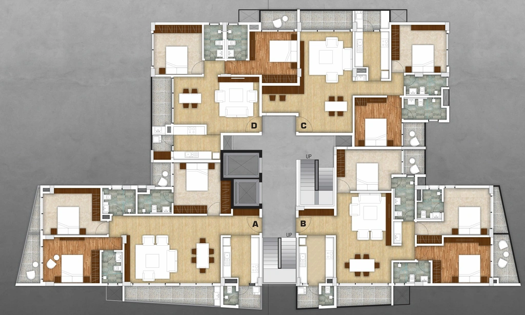 Floor Plan of Artech Avantika in Vellayambalam, Thiruvananthapuram - Image 423995