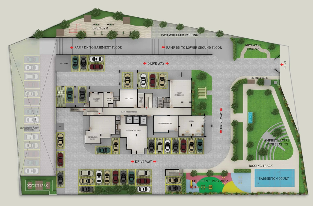 Master Plan of Asset The Leaf in Karyavattom, Thiruvananthapuram - Image 424138