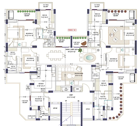 4 BHK Flat in Exotic Magnifiq in Zirakpur, Chandigarh - Image 926634