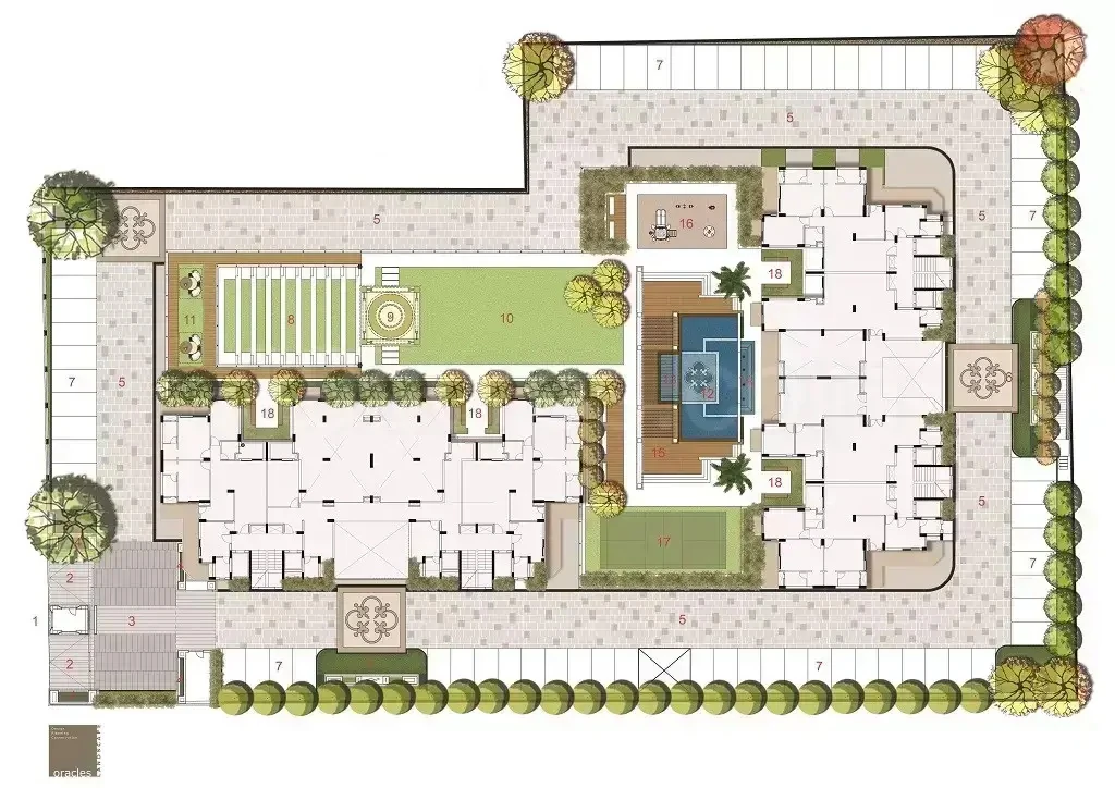 Master Plan of Exotic Magnifiq in Zirakpur, Chandigarh - Image 423710