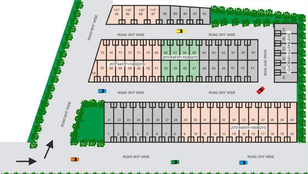 Master Plan of Jaivee Radha Enclave in Panchkula, Chandigarh - Image 423769