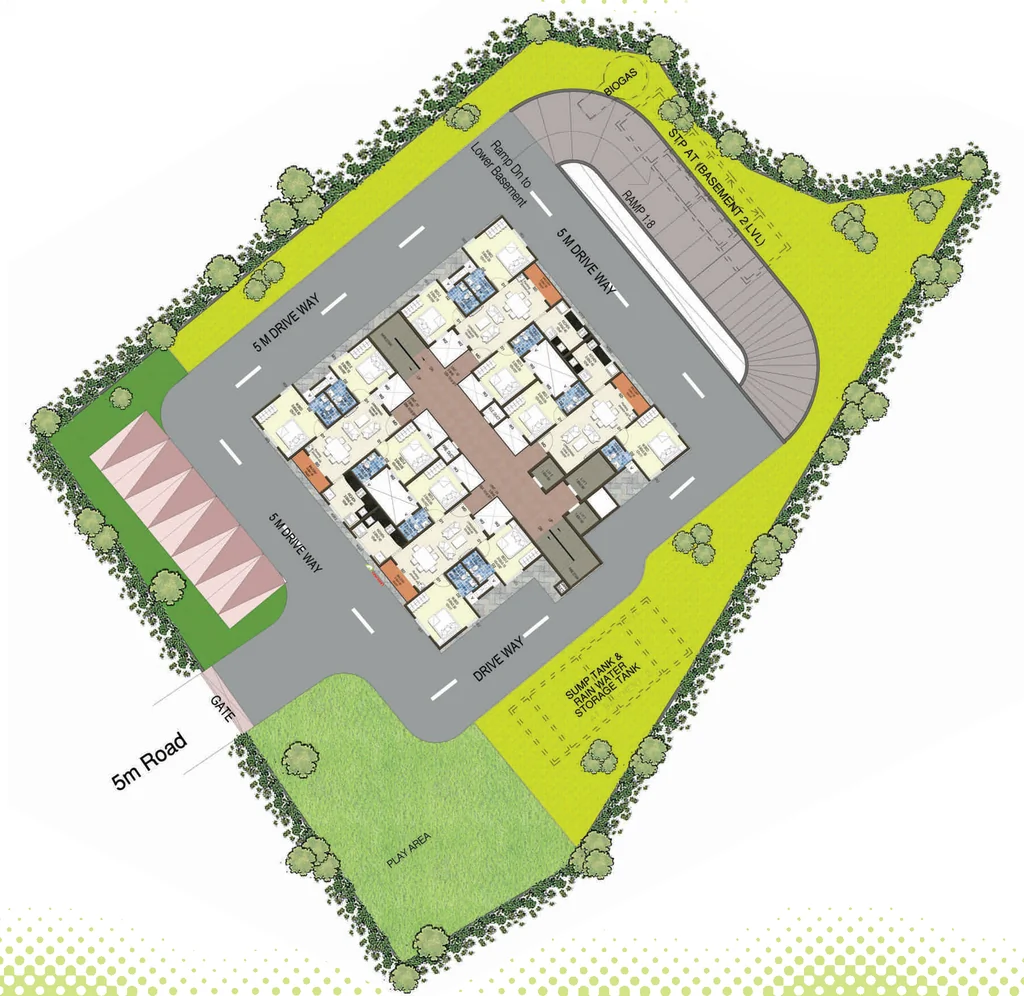 Master Plan of Confident Green Valley in Karyavattom, Thiruvananthapuram - Image 424066