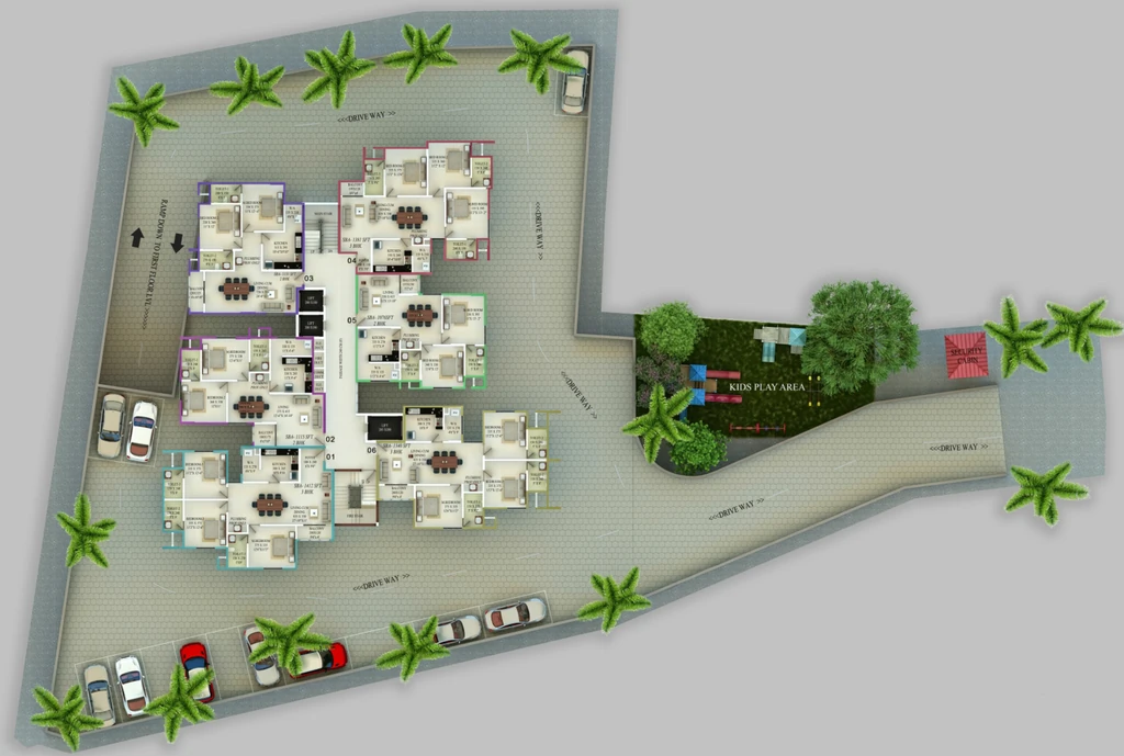 Master Plan of Confident Greenfield in Karyavattom, Thiruvananthapuram - Image 424081