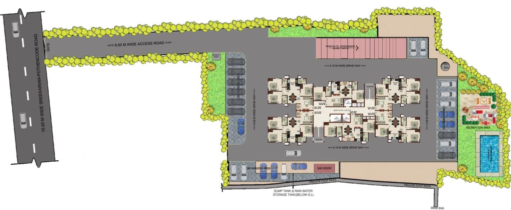 Master Plan of Confident Horizon in Karyavattom, Thiruvananthapuram - Image 424060