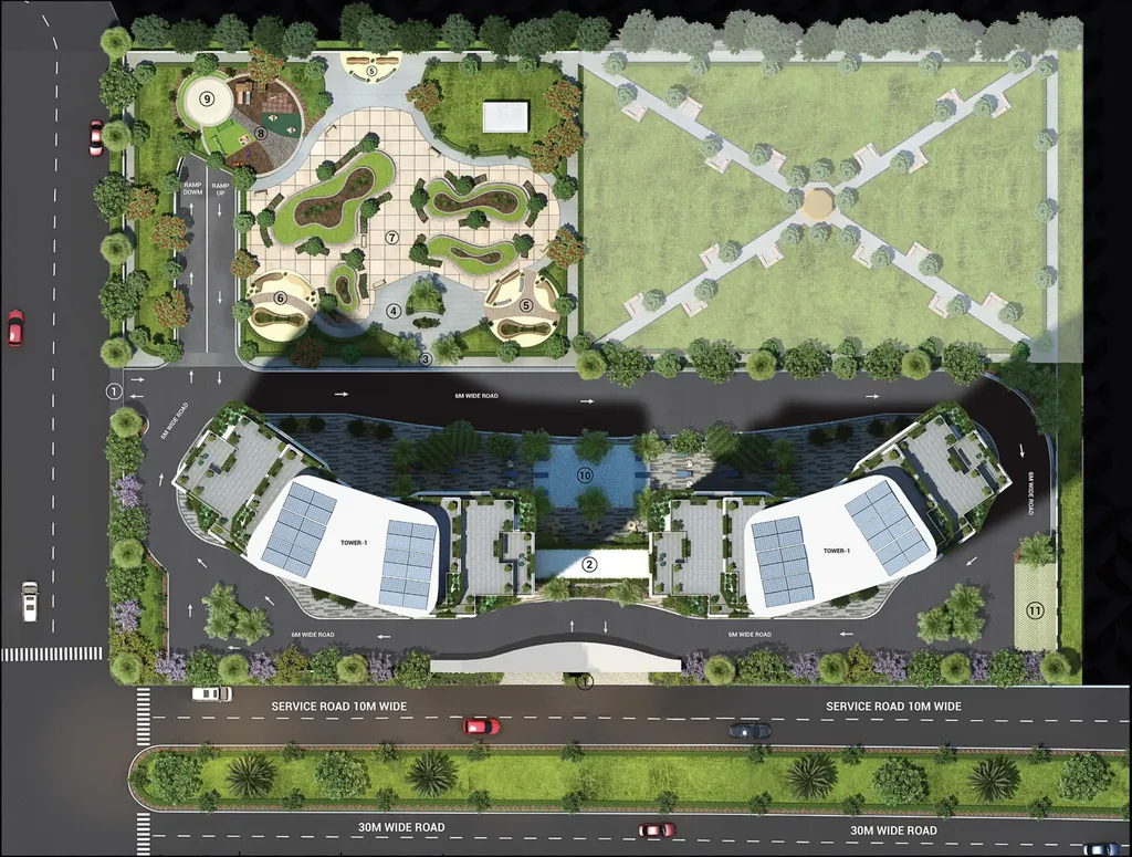 Master Plan of Luxestates The Sky Heights in Panchkula, Chandigarh - Image 423788