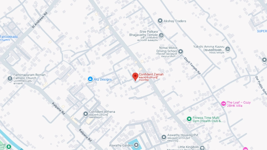 Location of Confident Zaniah in Kazhakootam, Thiruvananthapuram - Image 424038