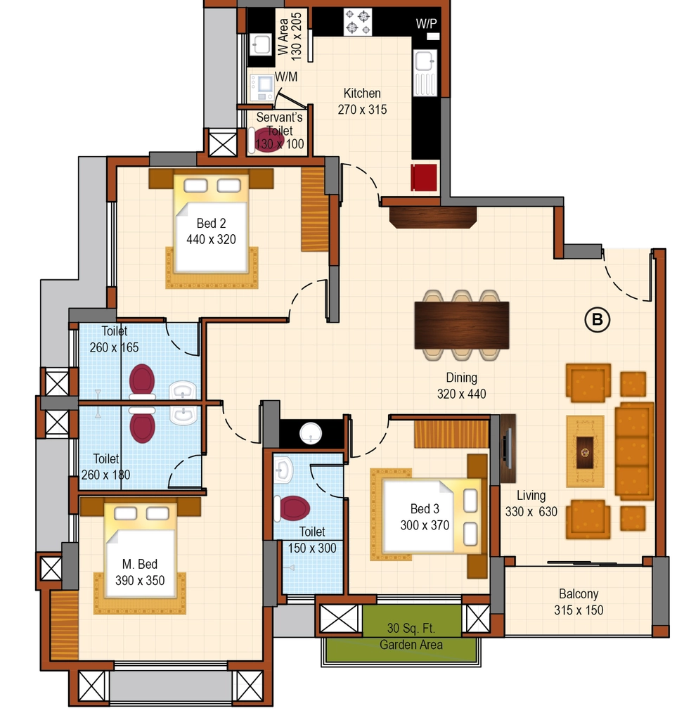 3 BHK Flat in Cordial Amity in Peroorkada, Thiruvananthapuram - Image 926739