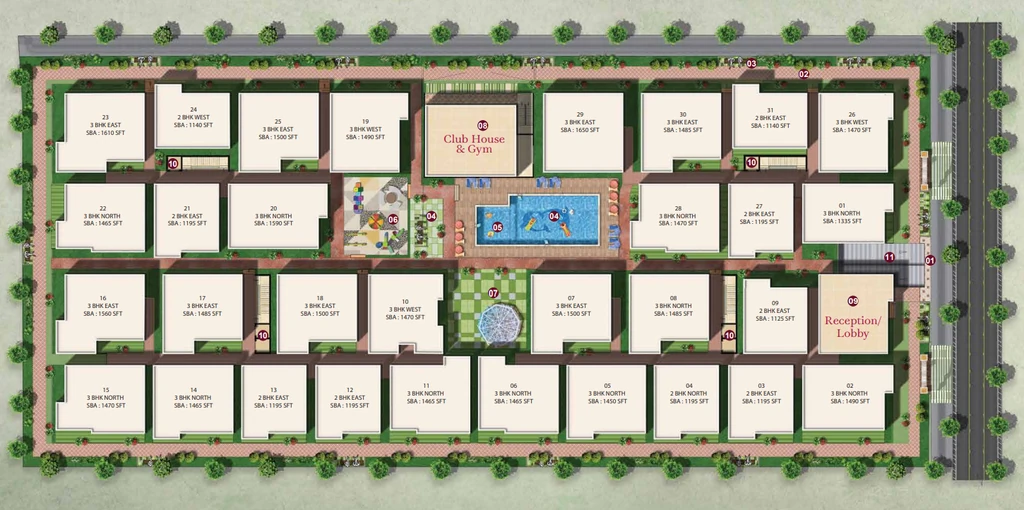Master Plan of Akshaya Sai Orchid in Electronic City, Bangalore - Image 423843