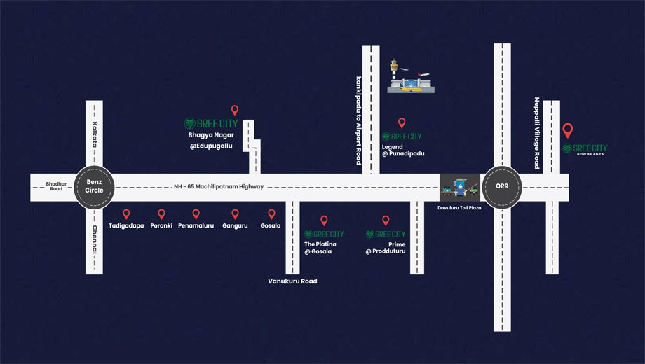 Location of SRK Sree City Sowbhagya - Image 423852