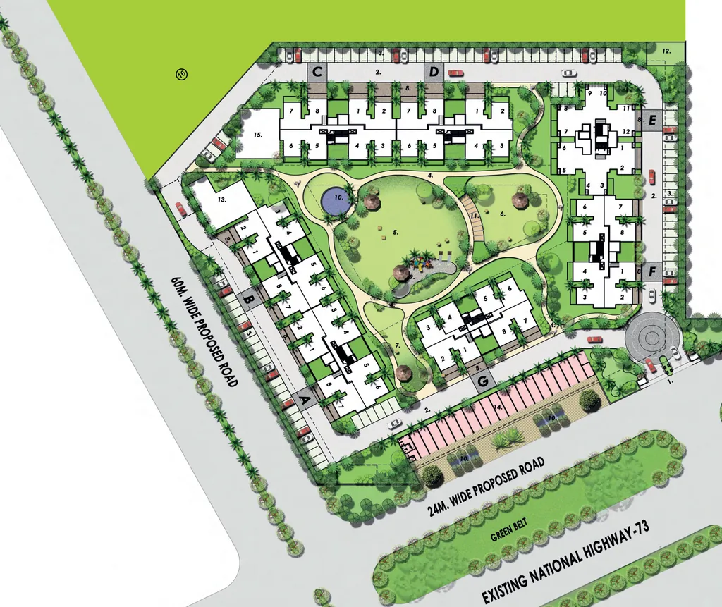 Master Plan of Shree Vardhman Green Space in Panchkula, Chandigarh - Image 423882