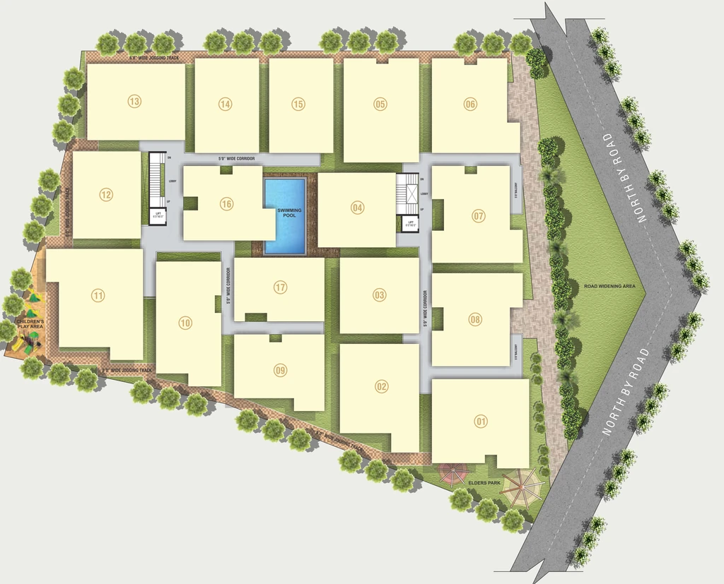 Master Plan of VRL Royal Homes in Sarjapur, Bangalore - Image 424162