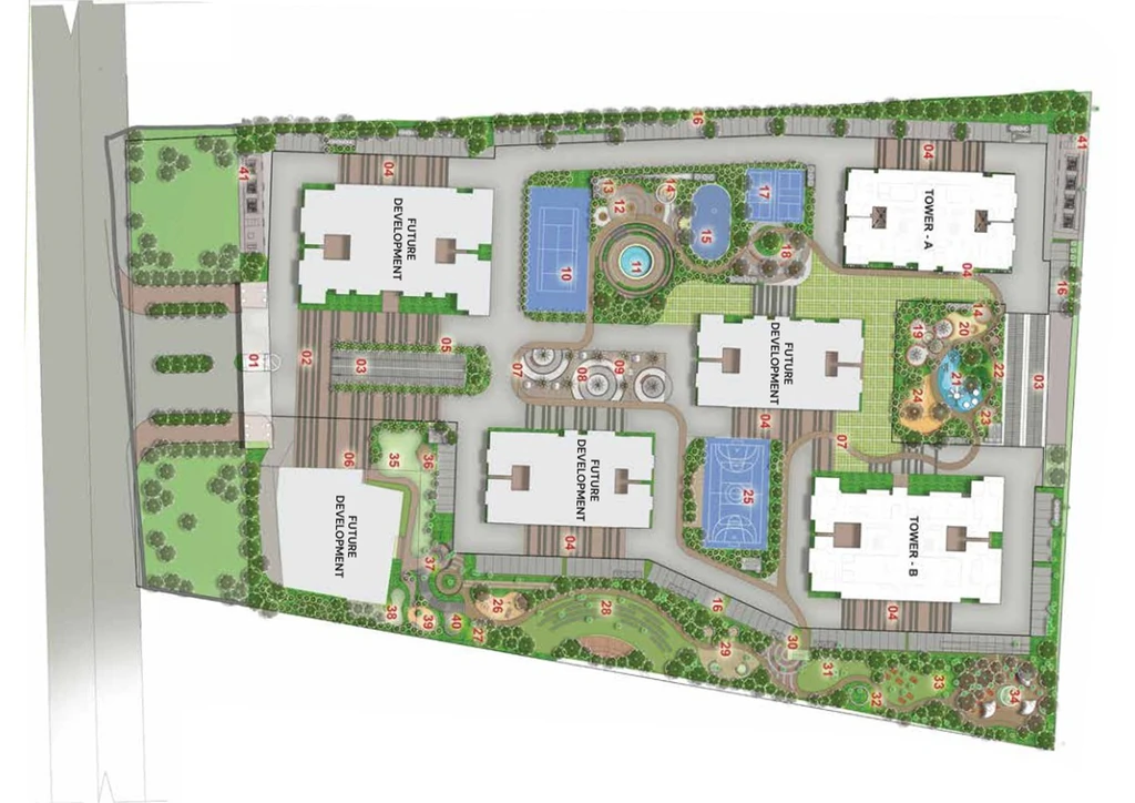 Master Plan of Brigade Belvedere in Budigere Road, Bangalore - Image 424173