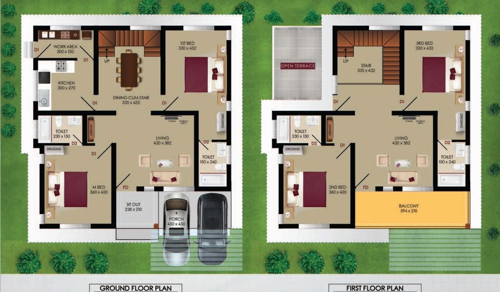 4 BHK House/Villa in Cubicspaces Primrose in Kazhakootam, Thiruvananthapuram - Image 926798