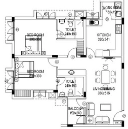 2 BHK Flat in Muthoot Green Park Apartments in Peroorkada, Thiruvananthapuram - Image 926807