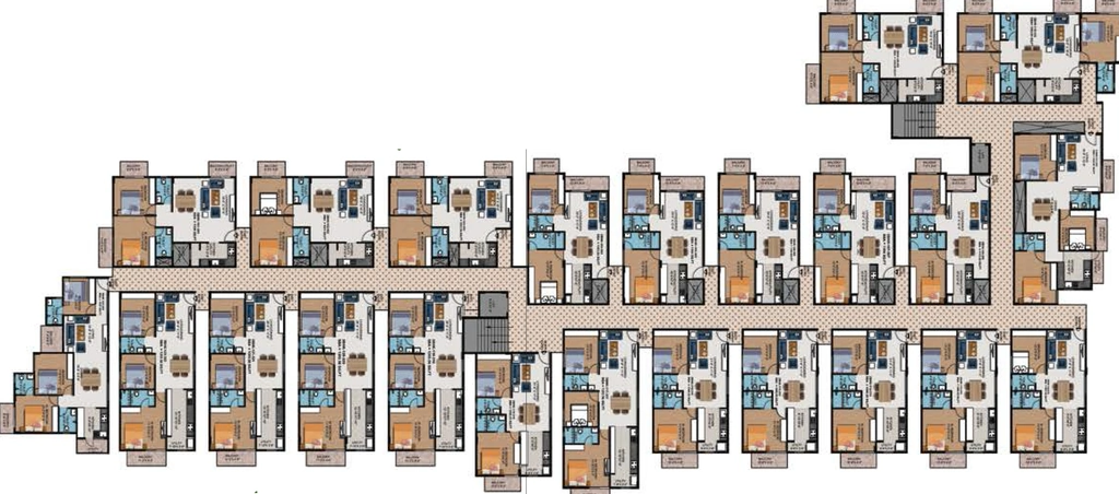 Floor Plan of Mane BS 49 in Rachenahalli, Bangalore - Image 424244