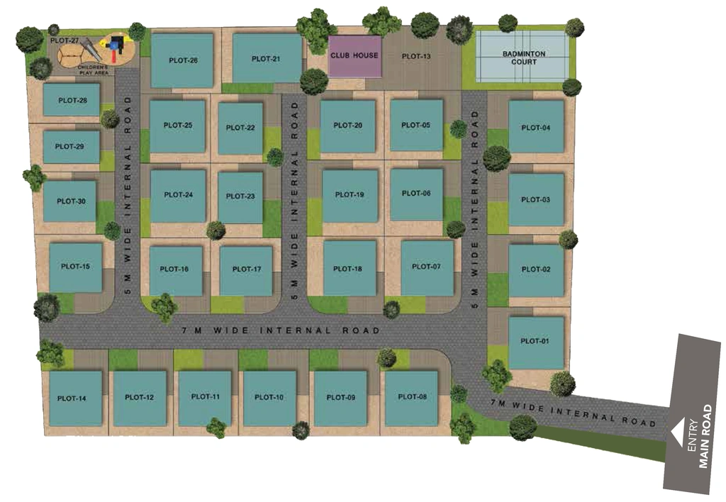 Master Plan of PNR The Heaven Hills in Kazhakootam, Thiruvananthapuram - Image 424271