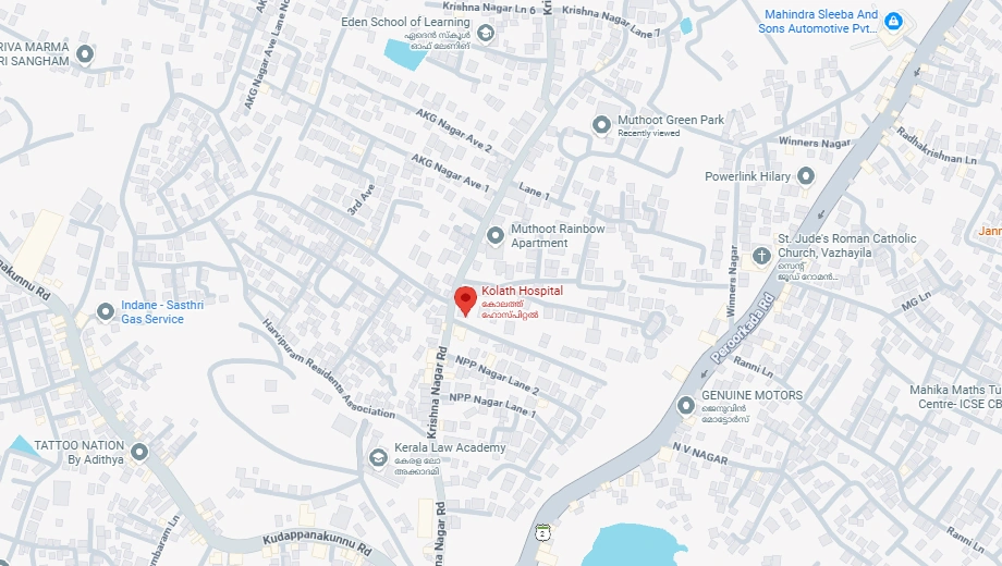 Location of Sagara Diamond Hills in Peroorkada, Thiruvananthapuram - Image 424262
