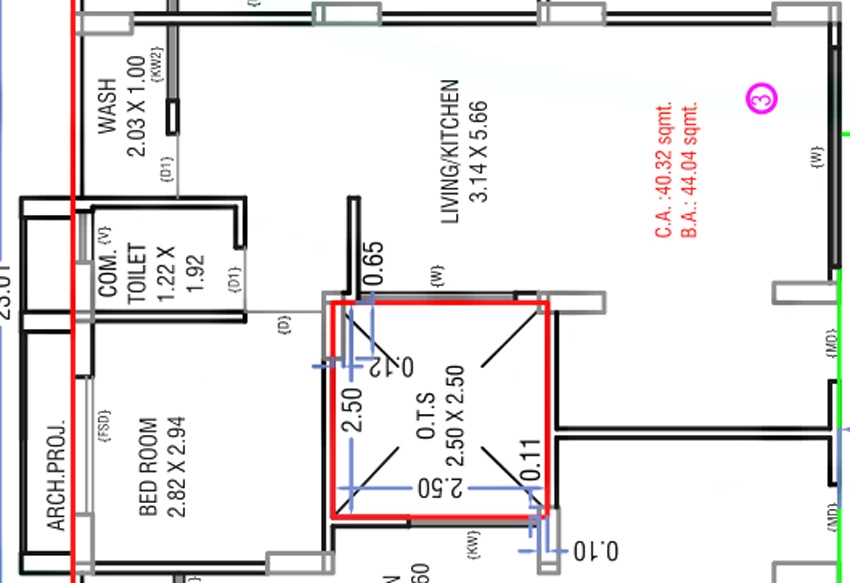 1 BHK Flat in Shree Residency in Bhestan, Surat - Image 926847