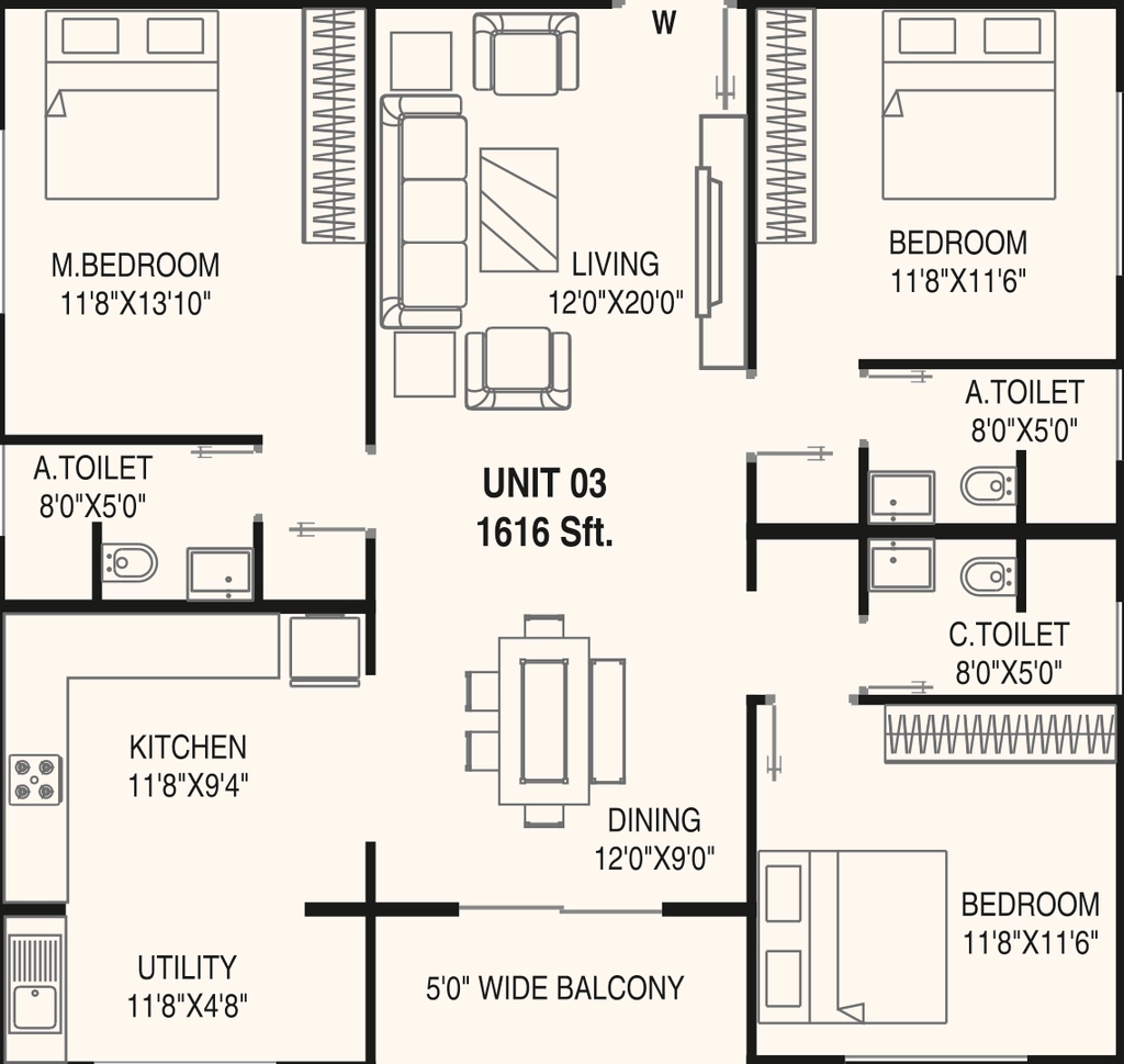 3 BHK Flat in Aditya Raaga in Begur, Bangalore - Image 926855