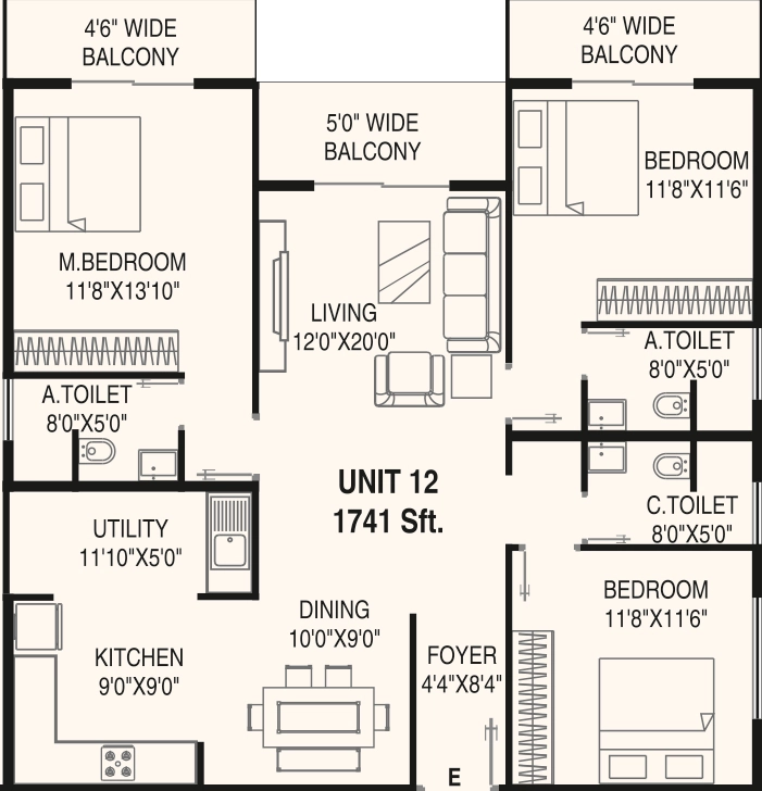 3 BHK Flat in Aditya Raaga in Begur, Bangalore - Image 926856